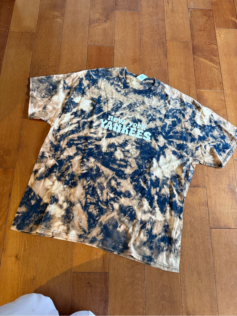 MLB New York Yankees custom made Tie-Dye Short Sleeve Tee 2XL
